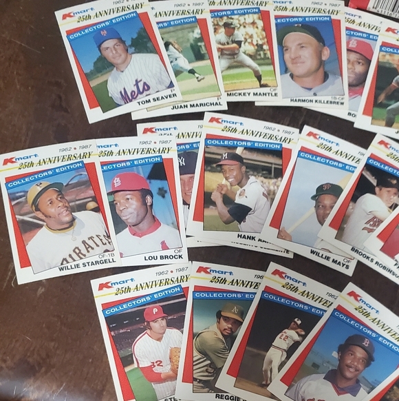 Topps 25th Aniversary Vintage Baseball Card Set - 1962 - 1987 And More.. - Picture 2 of 8